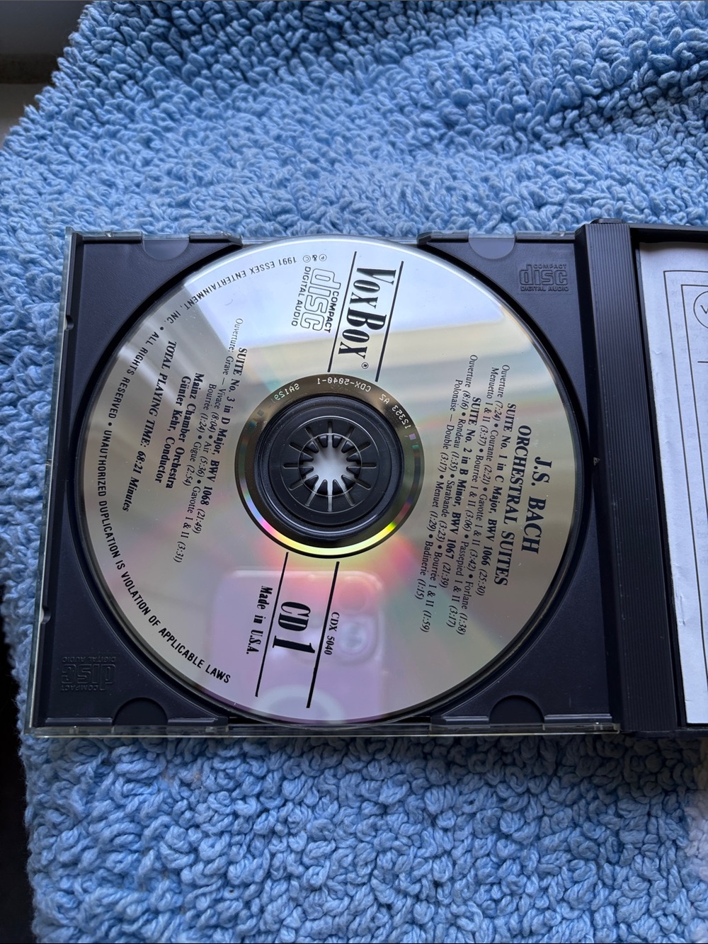 VoxBox J.S. Bach Two-CD Set - Picture 5 of 5